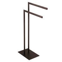 Thumbnail for Kingston Brass SCC3095 Edenscape Pedestal Dual Towel Rack, Oil Rubbed Bronze - BNGBath