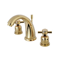 Thumbnail for Kingston Brass KB8982DX 8 in. Widespread Bathroom Faucet, Polished Brass - BNGBath