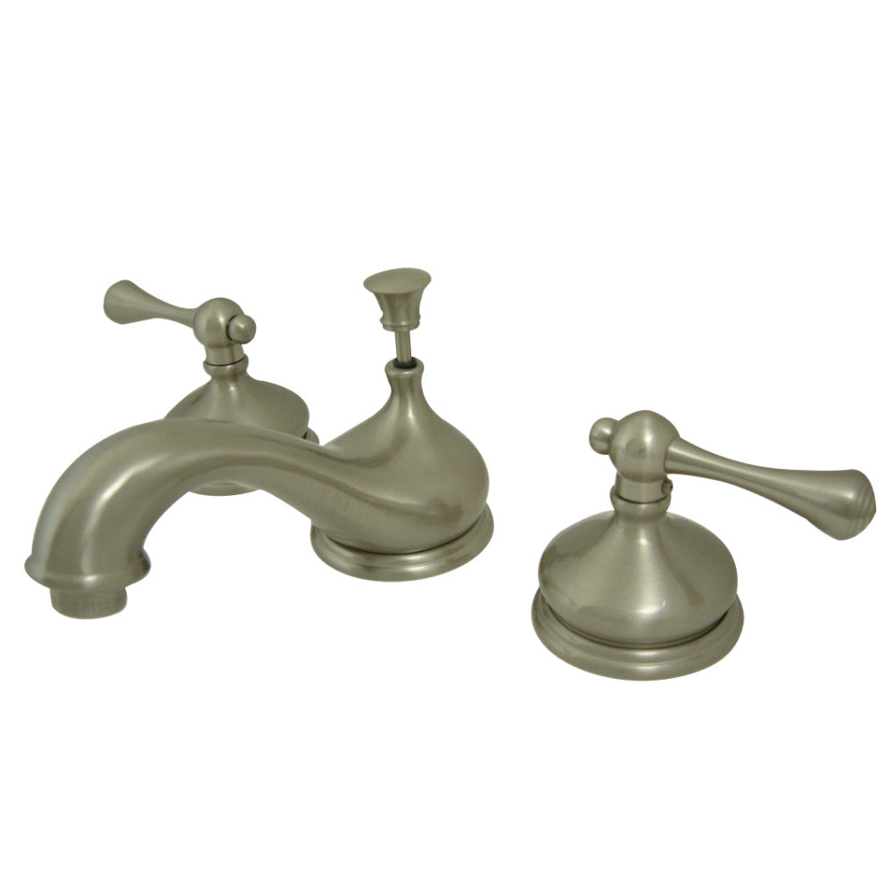 Kingston Brass KS1168BL 8 in. Widespread Bathroom Faucet, Brushed Nickel - BNGBath