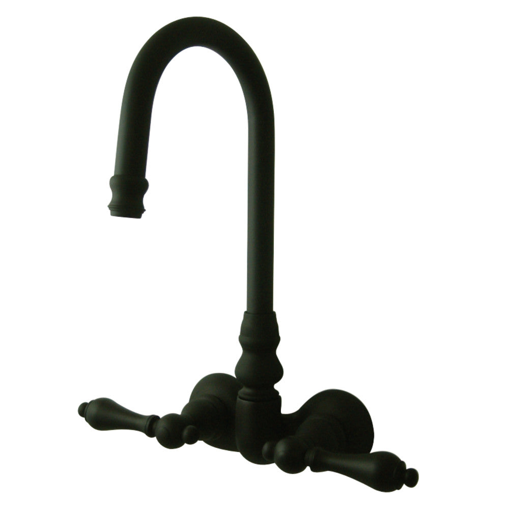Kingston Brass CC71T5 Vintage 3-3/8-Inch Wall Mount Tub Faucet, Oil Rubbed Bronze - BNGBath