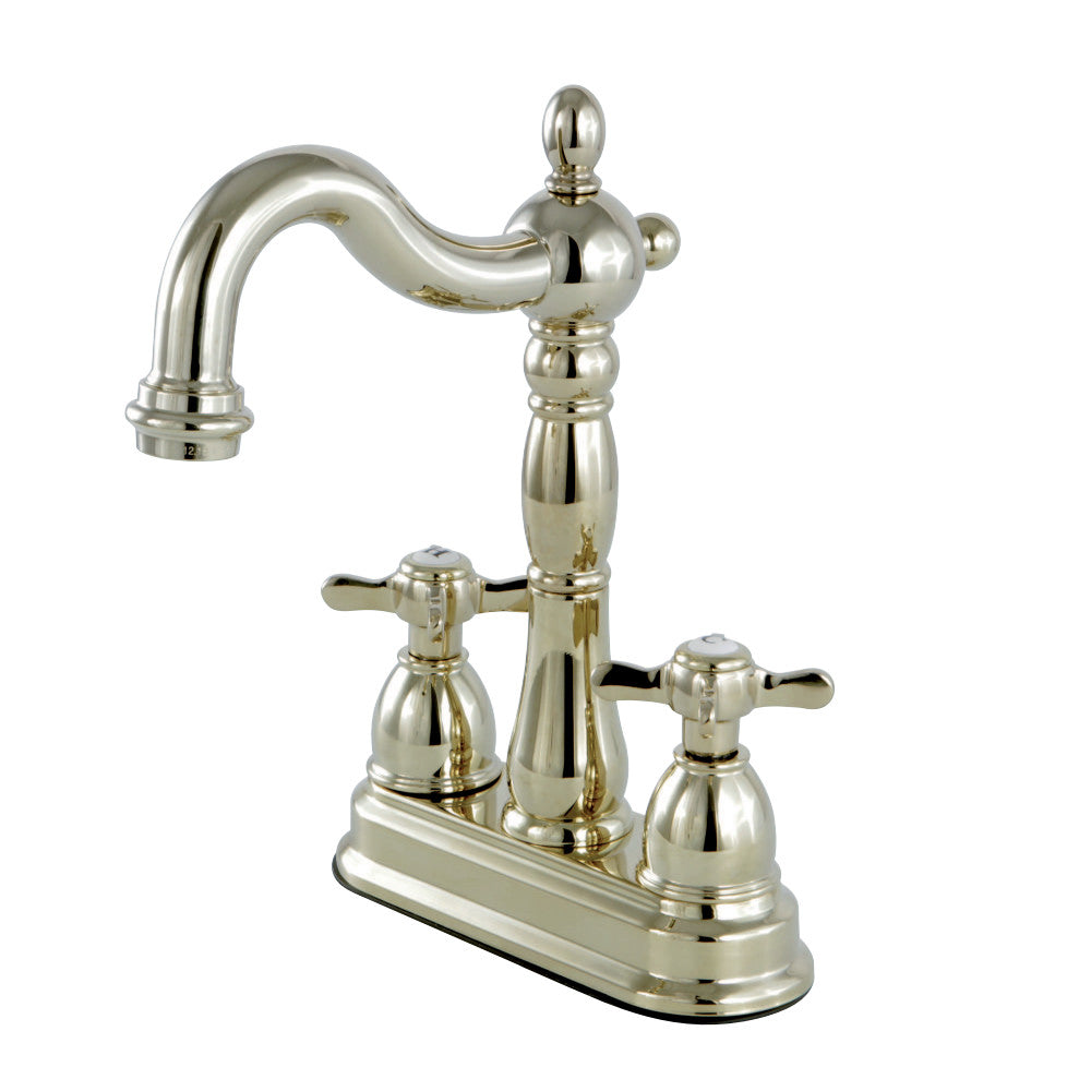 Kingston Brass KB1492BEX Essex Two-Handle Bar Faucet, Polished Brass - BNGBath