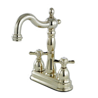 Thumbnail for Kingston Brass KB1492BEX Essex Two-Handle Bar Faucet, Polished Brass - BNGBath