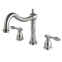 Thumbnail for Kingston Brass KS1348TAL Tudor Roman Tub Faucet, Brushed Nickel - BNGBath