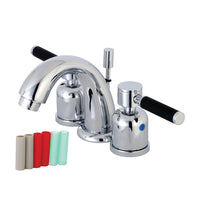 Thumbnail for Kingston Brass KB8911DKL Kaiser Widespread Bathroom Faucet, Polished Chrome - BNGBath