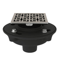 Thumbnail for ROHL Cast Iron 2 Inch No Hub Drain Kit with 3142 Weave Decorative Cover - BNGBath