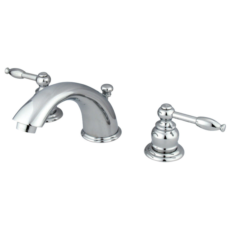 Kingston Brass GKB961KL Widespread Bathroom Faucet, Polished Chrome - BNGBath