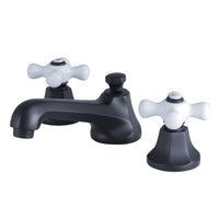 Thumbnail for Kingston Brass KS4460PX 8 in. Widespread Bathroom Faucet, Matte Black - BNGBath