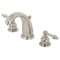 Thumbnail for Kingston Brass KB986ALPN Victorian 2-Handle 8 in. Widespread Bathroom Faucet, Polished Nickel - BNGBath