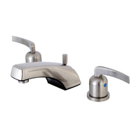 Thumbnail for Kingston Brass KB8928EFL 8 in. Widespread Bathroom Faucet, Brushed Nickel - BNGBath