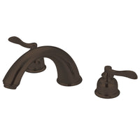 Thumbnail for Kingston Brass KB8365NFL NuWave French Roman Tub Faucet, Oil Rubbed Bronze - BNGBath