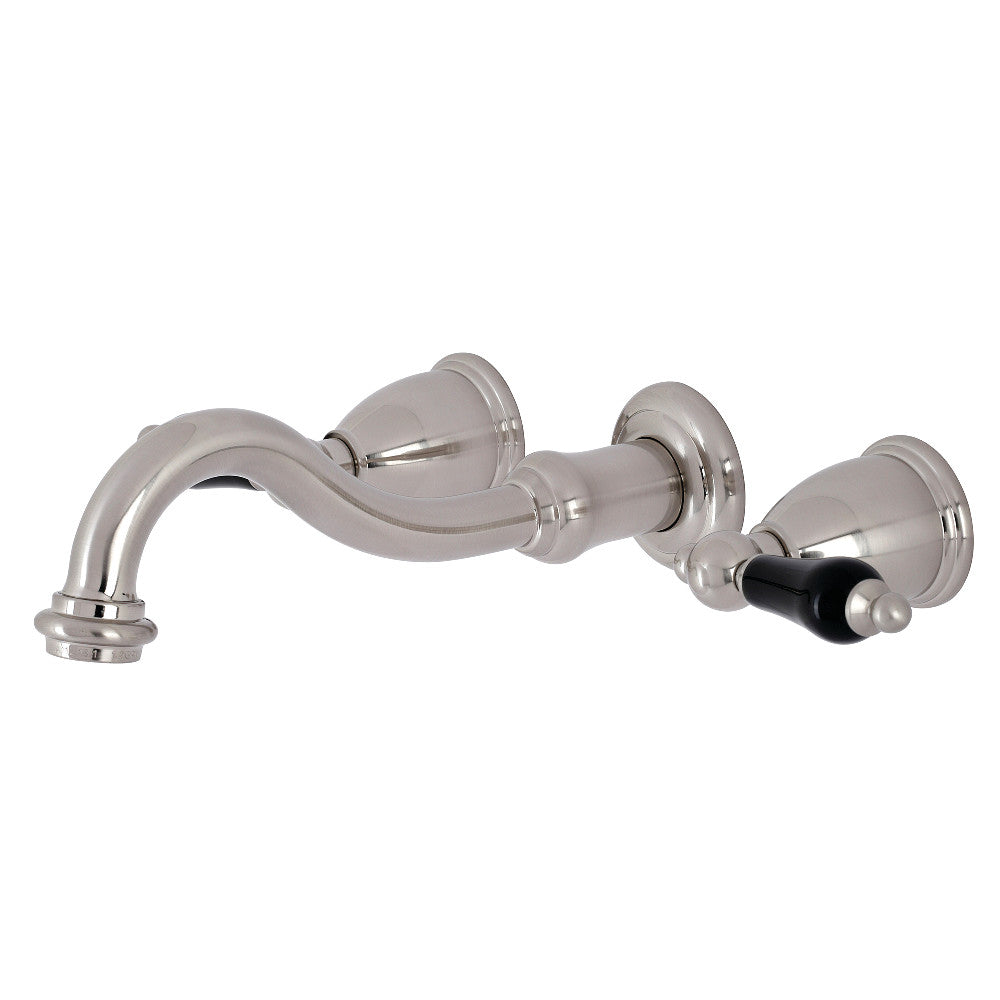 Kingston Brass KS3128PKL Duchess Two-Handle Wall Mount Bathroom Faucet, Brushed Nickel - BNGBath