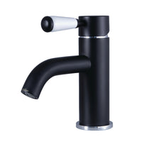 Thumbnail for Fauceture LS8227DPL Paris Single-Handle Bathroom Faucet with Push Pop-Up, Matte Black/Polished Chrome - BNGBath