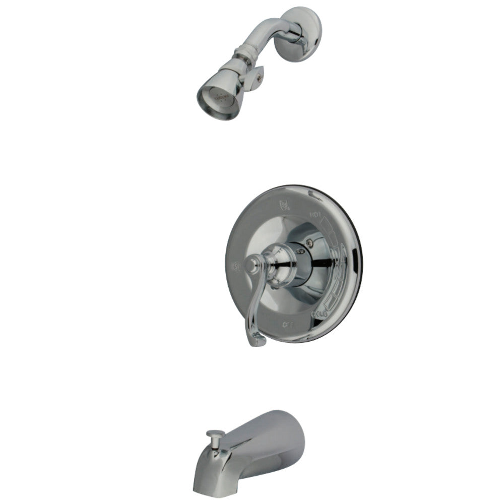 Kingston Brass KB1631FL Tub and Shower Faucet, Polished Chrome - BNGBath