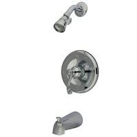 Thumbnail for Kingston Brass KB1631FL Tub and Shower Faucet, Polished Chrome - BNGBath