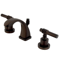 Thumbnail for Kingston Brass KS4945ML Claremont Widespread Bathroom Faucet, Oil Rubbed Bronze - BNGBath