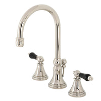Thumbnail for Kingston Brass KS2986PKL Duchess Widespread Bathroom Faucet with Brass Pop-Up, Polished Nickel - BNGBath