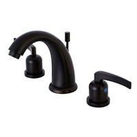 Thumbnail for Kingston Brass KB8985EFL 8 in. Widespread Bathroom Faucet, Oil Rubbed Bronze - BNGBath