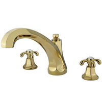 Thumbnail for Kingston Brass KS4322TX Vintage Roman Tub Faucet, Polished Brass - BNGBath