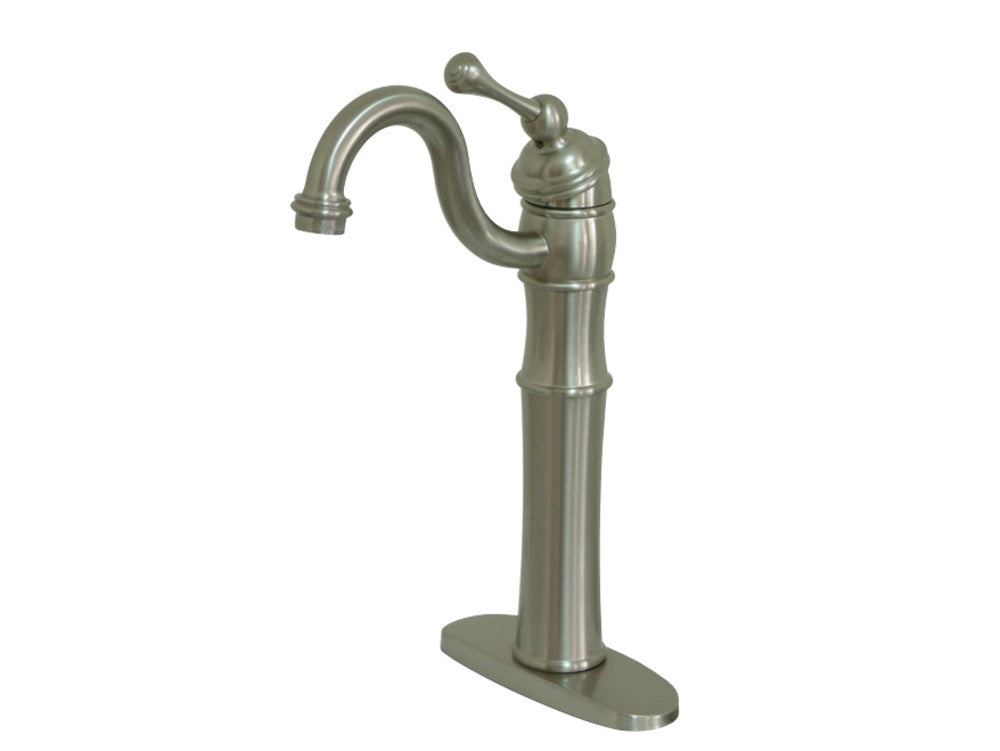 Kingston Brass KB3428BL Vessel Sink Faucet, Brushed Nickel - BNGBath