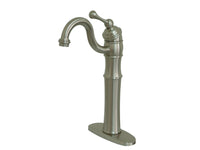 Thumbnail for Kingston Brass KB3428BL Vessel Sink Faucet, Brushed Nickel - BNGBath