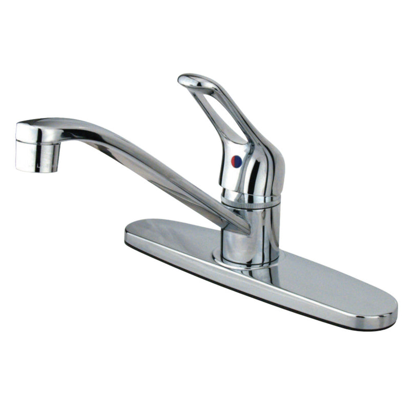 Kingston Brass KB561 Single-Handle Centerset Kitchen Faucet, Polished Chrome - BNGBath