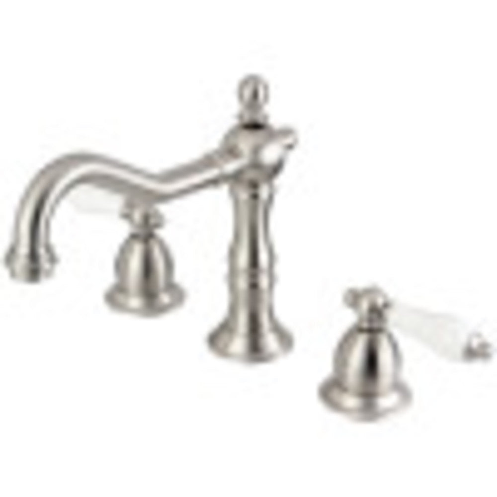 Kingston Brass CC53L8 8 to 16 in. Widespread Bathroom Faucet, Brushed Nickel - BNGBath