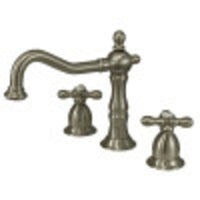 Thumbnail for Kingston Brass KS1978AX 8 in. Widespread Bathroom Faucet, Brushed Nickel - BNGBath