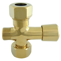 Thumbnail for Kingston Brass ABT1060-2 Vintage Shower Diverter, Polished Brass - BNGBath