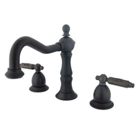 Thumbnail for Kingston Brass KS1975GL 8 in. Widespread Bathroom Faucet, Oil Rubbed Bronze - BNGBath