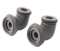 Thumbnail for Kingston Brass ABT136-5 L Shape Elbow for CC457T5 Tub Filler, Oil Rubbed Bronze - BNGBath