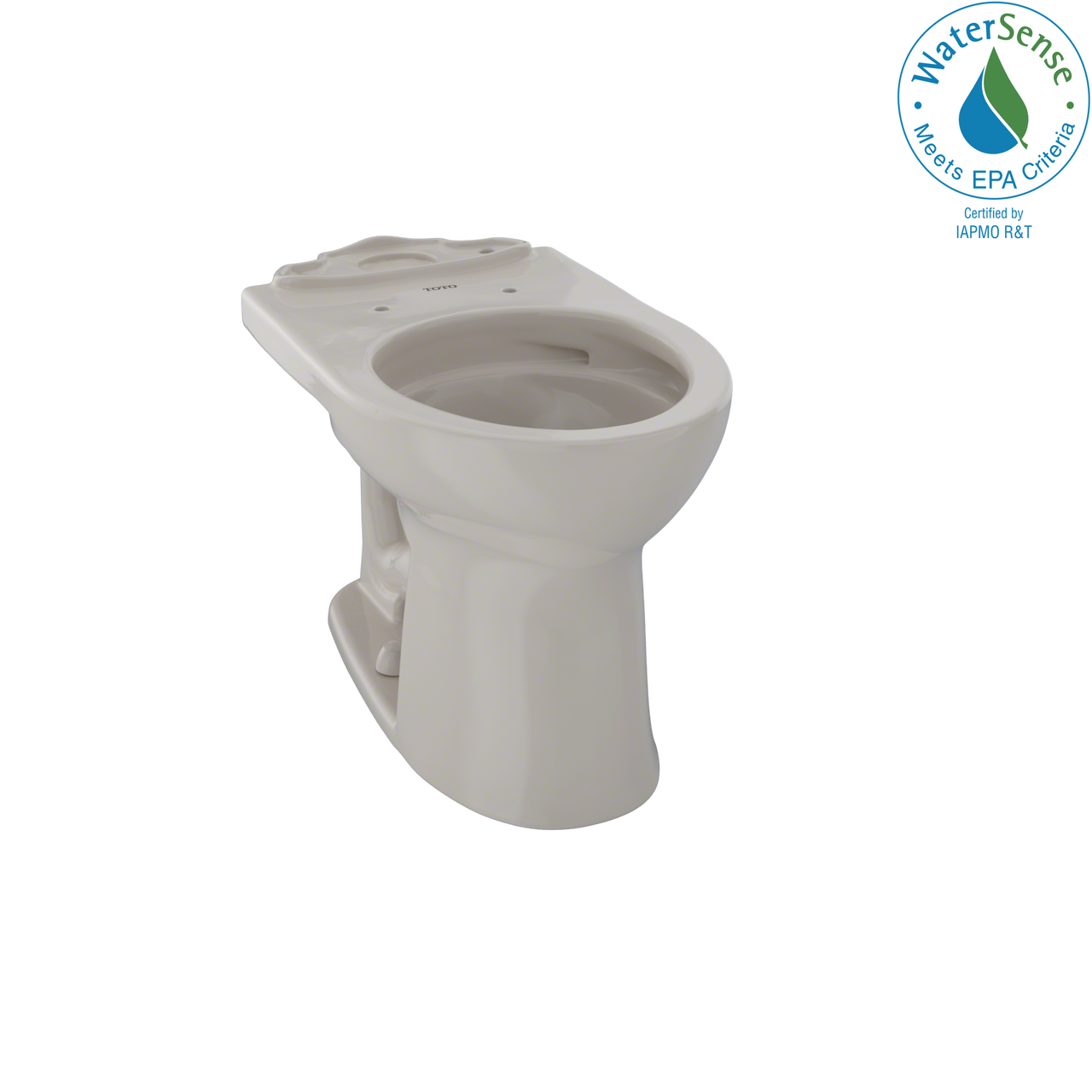 TOTO Drake II Universal Height Round Toilet Bowl with CeFiONtect,  - CST453CEFG#03 - BNGBath