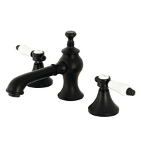 Thumbnail for Kingston Brass KC7060BPL Bel-Air 8 in. Widespread Bathroom Faucet, Matte Black - BNGBath