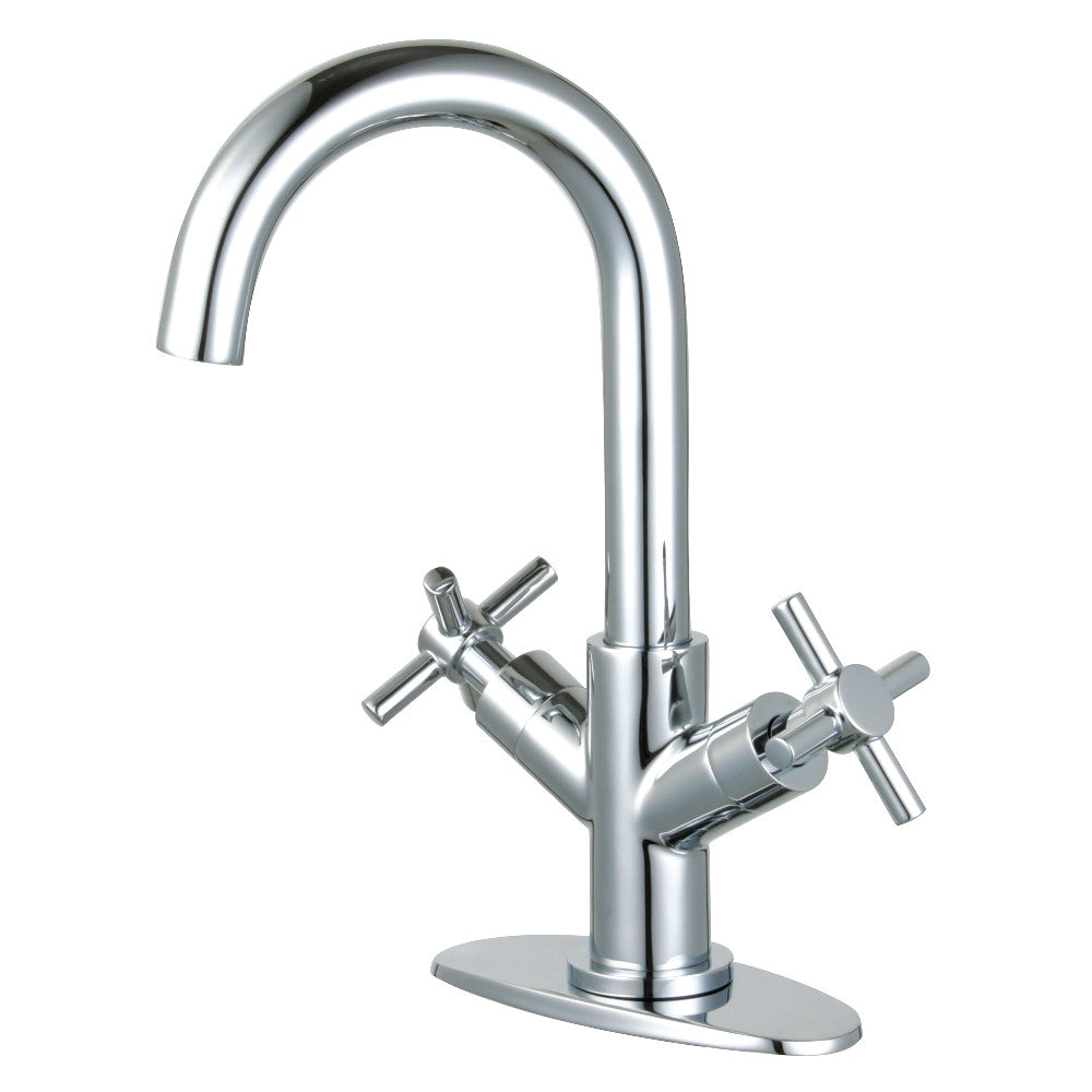 Fauceture LS8451JX Concord Two-Handle Bathroom Faucet with Push Pop-Up, Polished Chrome - BNGBath