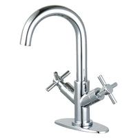 Thumbnail for Fauceture LS8451JX Concord Two-Handle Bathroom Faucet with Push Pop-Up, Polished Chrome - BNGBath