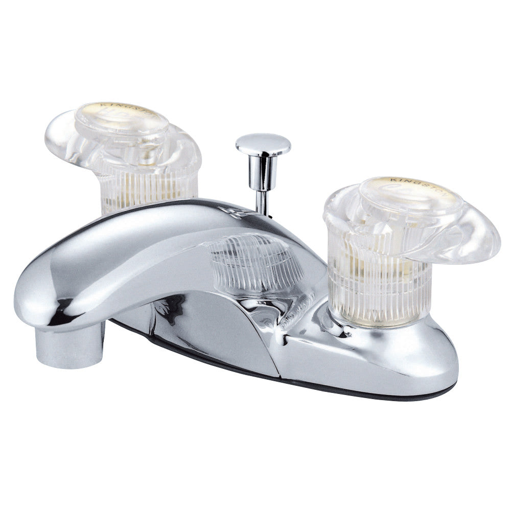 Kingston Brass KB6151 4 in. Centerset Bathroom Faucet, Polished Chrome - BNGBath