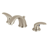 Thumbnail for Kingston Brass KB968LL Widespread Bathroom Faucet, Brushed Nickel - BNGBath