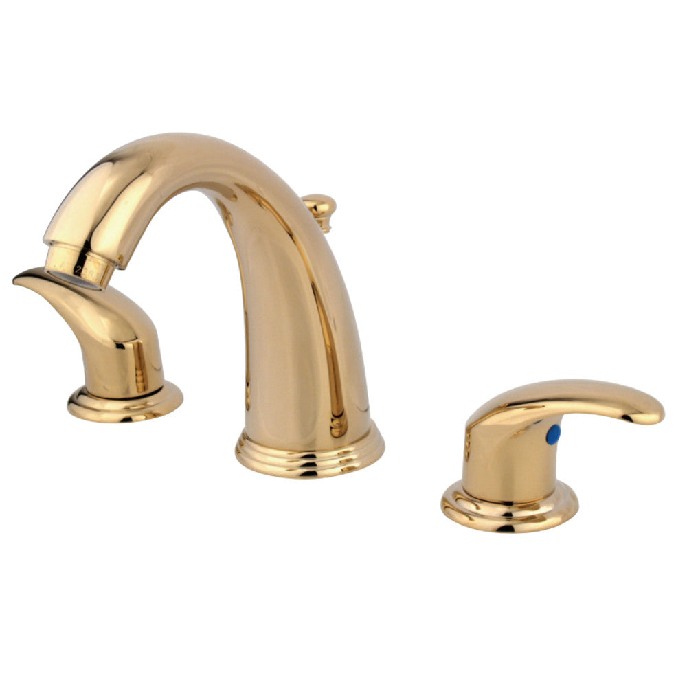 Kingston Brass KB982LL 8 to 16 in. Widespread Bathroom Faucet, Polished Brass - BNGBath