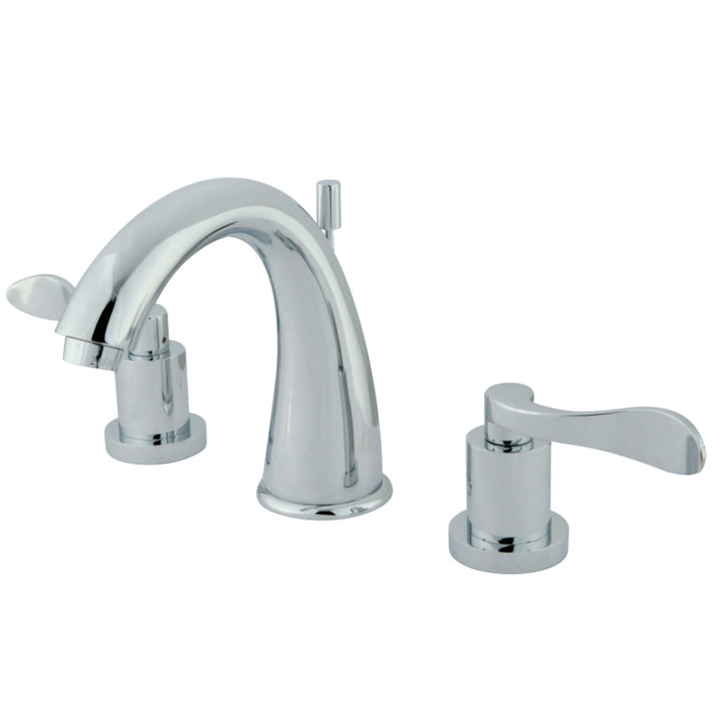 Kingston Brass KS2961DFL 8 in. Widespread Bathroom Faucet, Polished Chrome - BNGBath