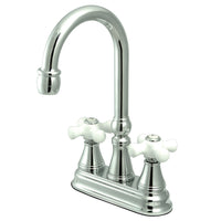 Thumbnail for Kingston Brass KS2491PX Governor Bar Faucet Without Pop-Up, Polished Chrome - BNGBath