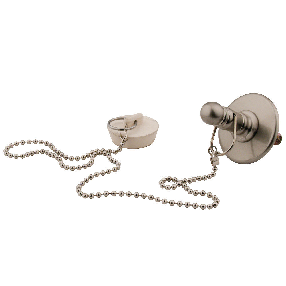 Kingston Brass CC1118 Rubber Stopper Chain and Attachment for CC1008, Brushed Nickel - BNGBath