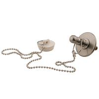 Thumbnail for Kingston Brass CC1118 Rubber Stopper Chain and Attachment for CC1008, Brushed Nickel - BNGBath