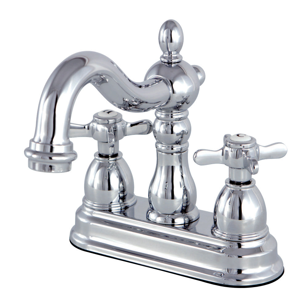 Kingston Brass KS1601BEX 4 in. Centerset Bathroom Faucet, Polished Chrome - BNGBath