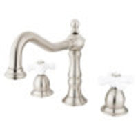 Thumbnail for Kingston Brass KS1978PX 8 in. Widespread Bathroom Faucet, Brushed Nickel - BNGBath