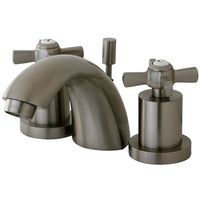 Thumbnail for Kingston Brass KS2958ZX Mini-Widespread Bathroom Faucet, Brushed Nickel - BNGBath