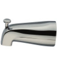 Thumbnail for Kingston Brass K188A1 5-1/4 Inch Zinc Tub Spout with Diverter, Polished Chrome - BNGBath