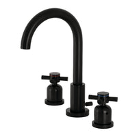 Thumbnail for Fauceture FSC8920DX Concord Widespread Bathroom Faucet, Matte Black - BNGBath