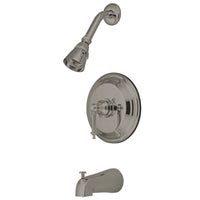 Thumbnail for Kingston Brass KB2638TL Templeton Tub & Shower Faucet, Brushed Nickel - BNGBath