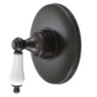 Thumbnail for Kingston Brass KB3005PL Volume Control with Lever Handle, Oil Rubbed Bronze - BNGBath