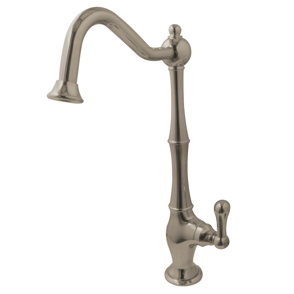 Kingston Brass KS1198AL Heritage Cold Water Filtration Faucet, Brushed Nickel - BNGBath