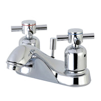 Thumbnail for Kingston Brass FB5621DX 4 in. Centerset Bathroom Faucet, Polished Chrome - BNGBath